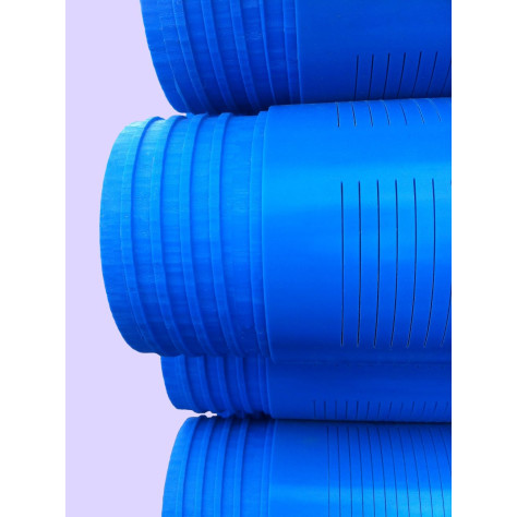 Tube PVC 51 X 60 à visser CREPINE (1 mètre / fente : 1 mm)