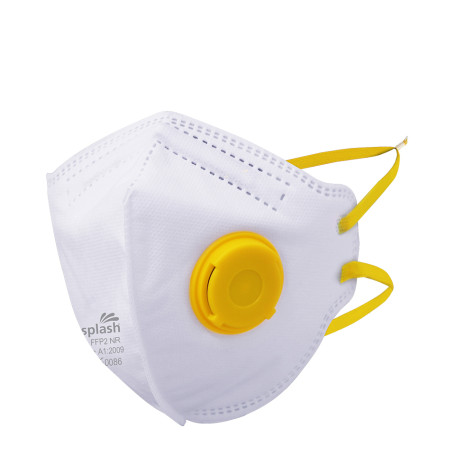 Masques plats pliables avec valve Masques plats pliables avec valve
