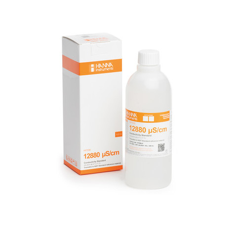 Solution d'étalonnage conductivité à 12,88 mS/cm - Flacon 250 ml Solution d'étalonnage conductivité à 12,88 mS/cm - Flacon 250 ml