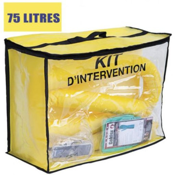 Kit d'intervention absorption hydrocarbures Kit d'intervention absorption hydrocarbures