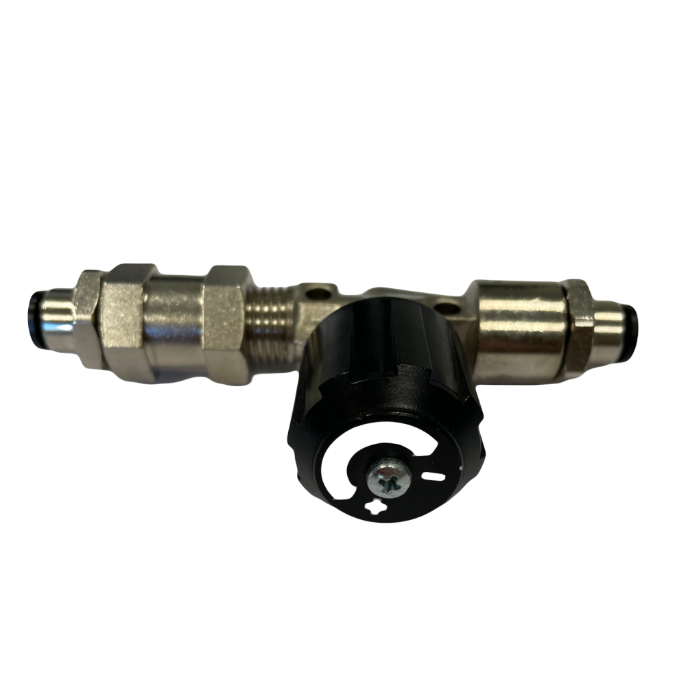 Vanne Ø6 x Ø6 à pointeau pour régulation du débit