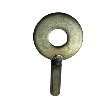 Clé pour bouche d'accès PEHD bleue