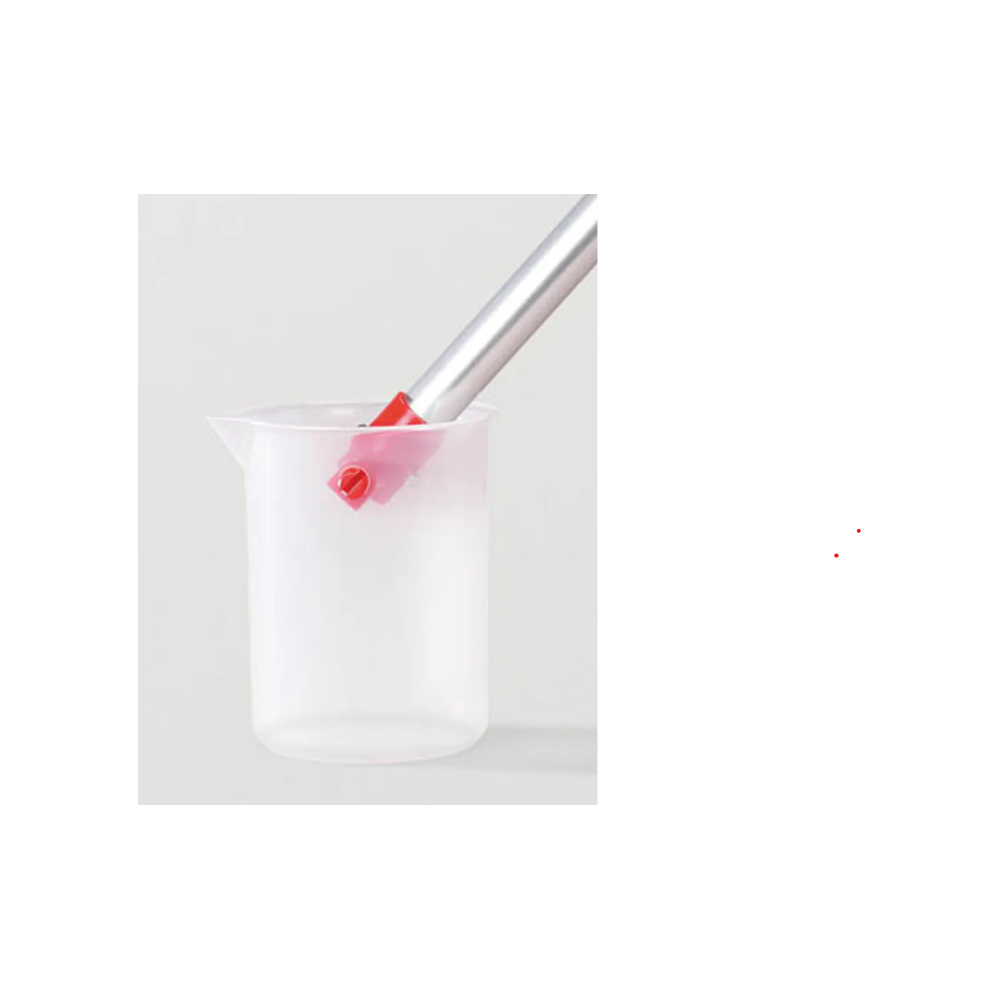 Bécher oscillant pour canne de prélèvement