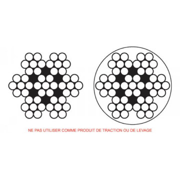 Câble souple inox - Ø 2 mm