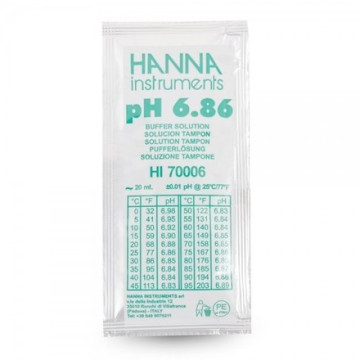 Solution tampon pH 6,86 - 25 sachets
