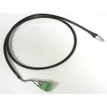 Câble 1 m pour capteur numérique - connecteur Fischer - sortie fils nus