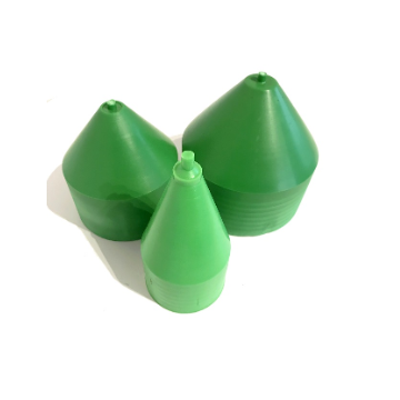 Bouchon de fond pointu à visser pour tube PVC Ø 64 X 75 mm