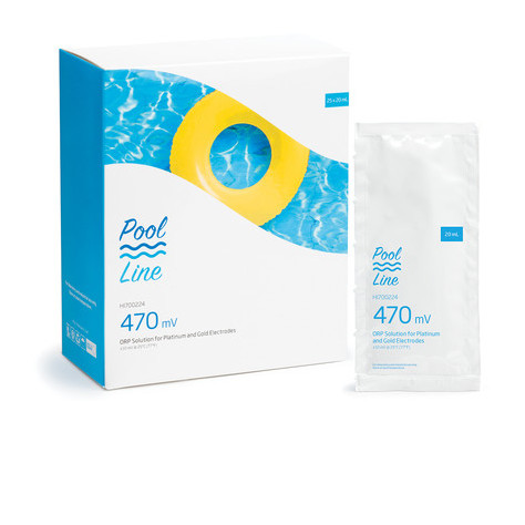 Solution de test rédox 470 mV - 25 sachets