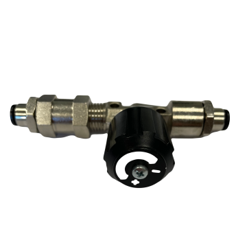 Vanne Ø12 x Ø12 à pointeau pour régulation du débit