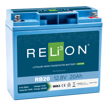 Batterie lithium LIFe PO4 à décharge profonde