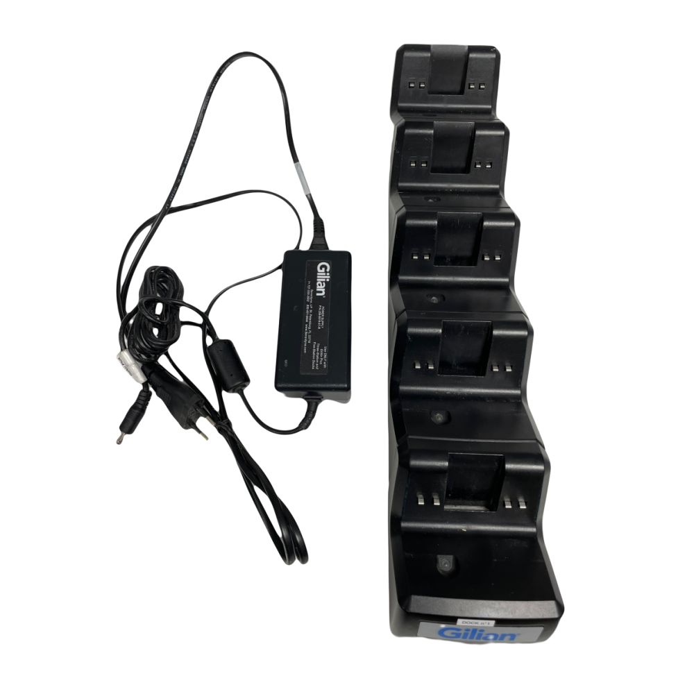 Station d'accueil - 5 pompes GilAir® - avec câble d'alimentation