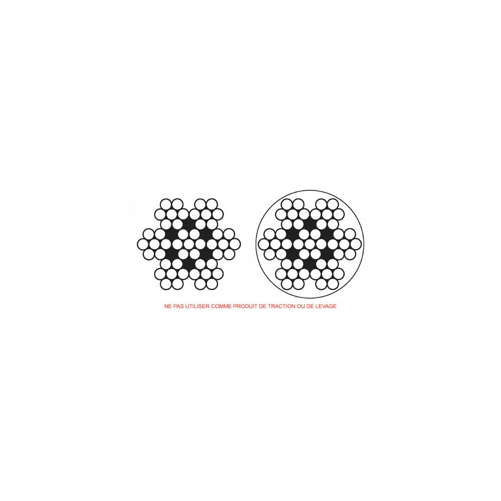 Câble souple inox - Ø 2 mm