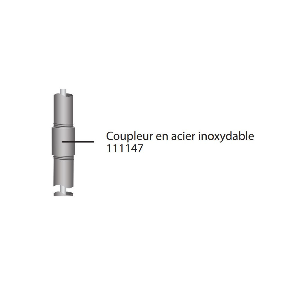 Raccord NPT - acier inoxydable