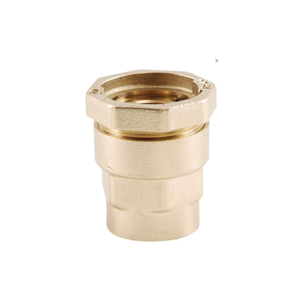 Raccord droit laiton à compression femelle - Ø32 - 1"