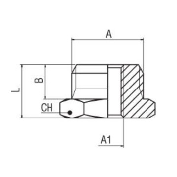 Réduction cylindrique M/F
