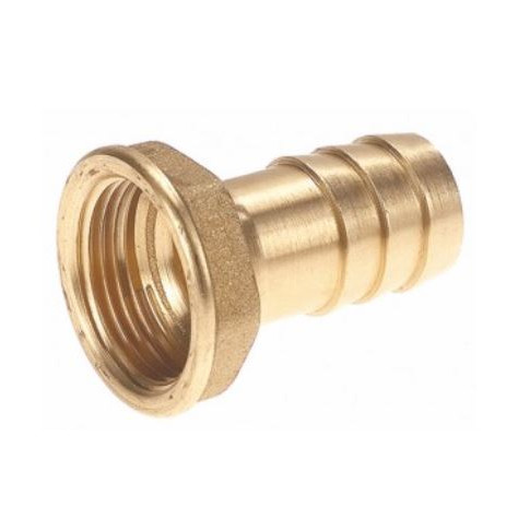 Embout femelle laiton cannelé - Ø15 - 1/2"