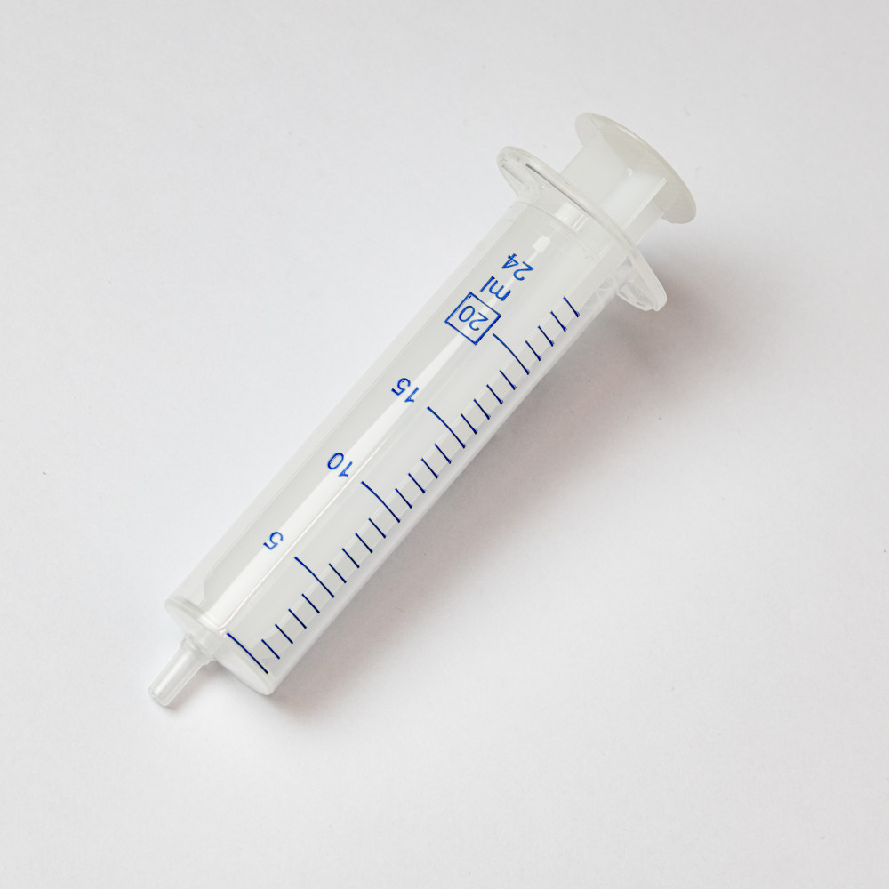 Seringue jetable plastique - 20 mL