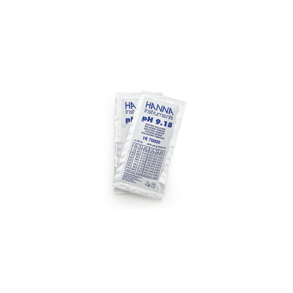 Solution tampon pH 9 - 25 sachets
