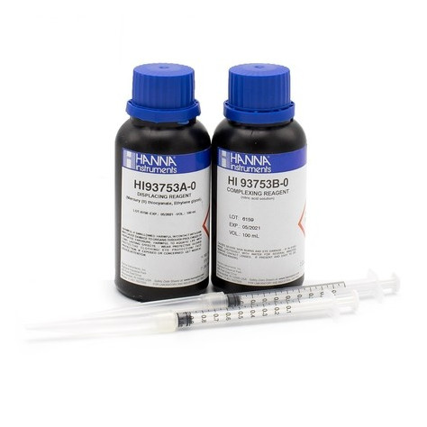 Réactifs pour photomètres, chlorures (100 tests)