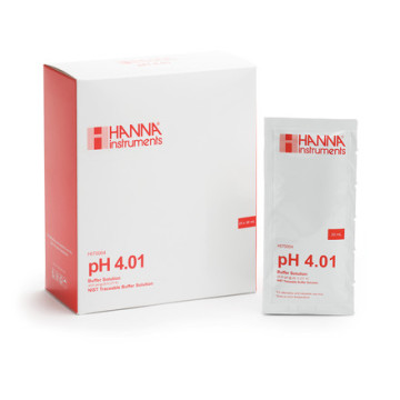 Solution tampon pH 4 - 25 sachets