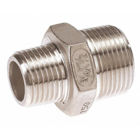 Réduction inox M/M - 3/4" x 1/2"