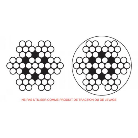 Câble souple inox - Ø 2 mm