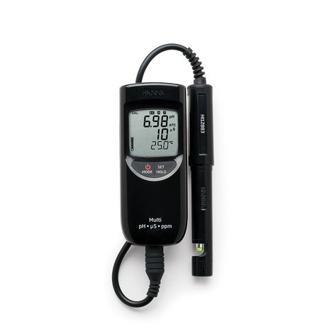 Multiparamètre portatif avec sonde pH/EC/TDS/°C - HI991300