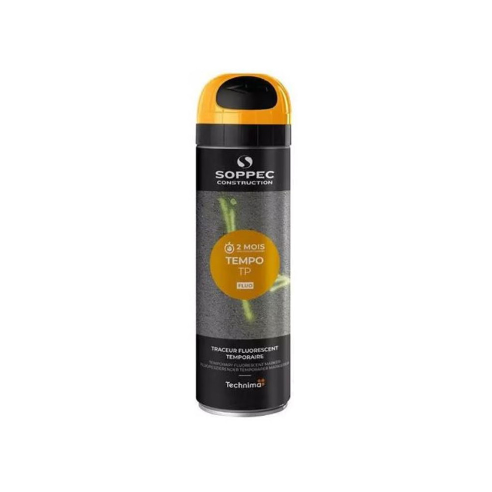 Peinture bombe de marquage temporaire - orange