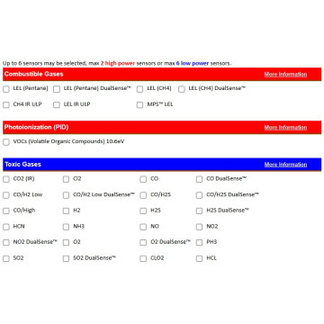 Balise radius BZ1 2 gaz : LIE, NH3