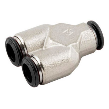 Raccord instantané en Y Ø6 mm pour air comprimé