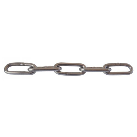 Chaîne inox à maillons longs Ø 3 mm - prix / ml