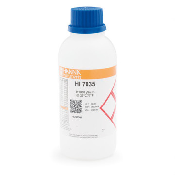 Solution d'étalonnage conductivité à 111,8 mS/cm - Flacon 250 ml