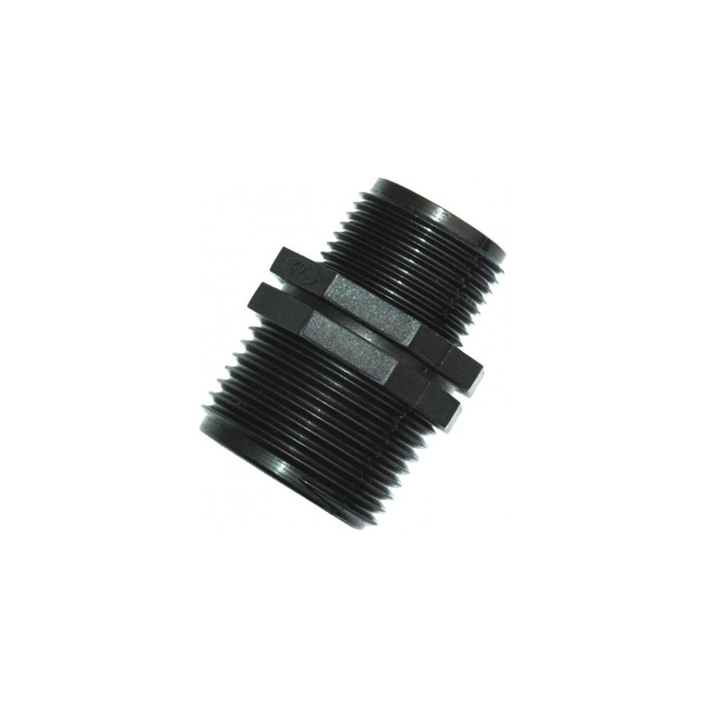 Réduction polypropylène M/M - 3/4" x 1/2"