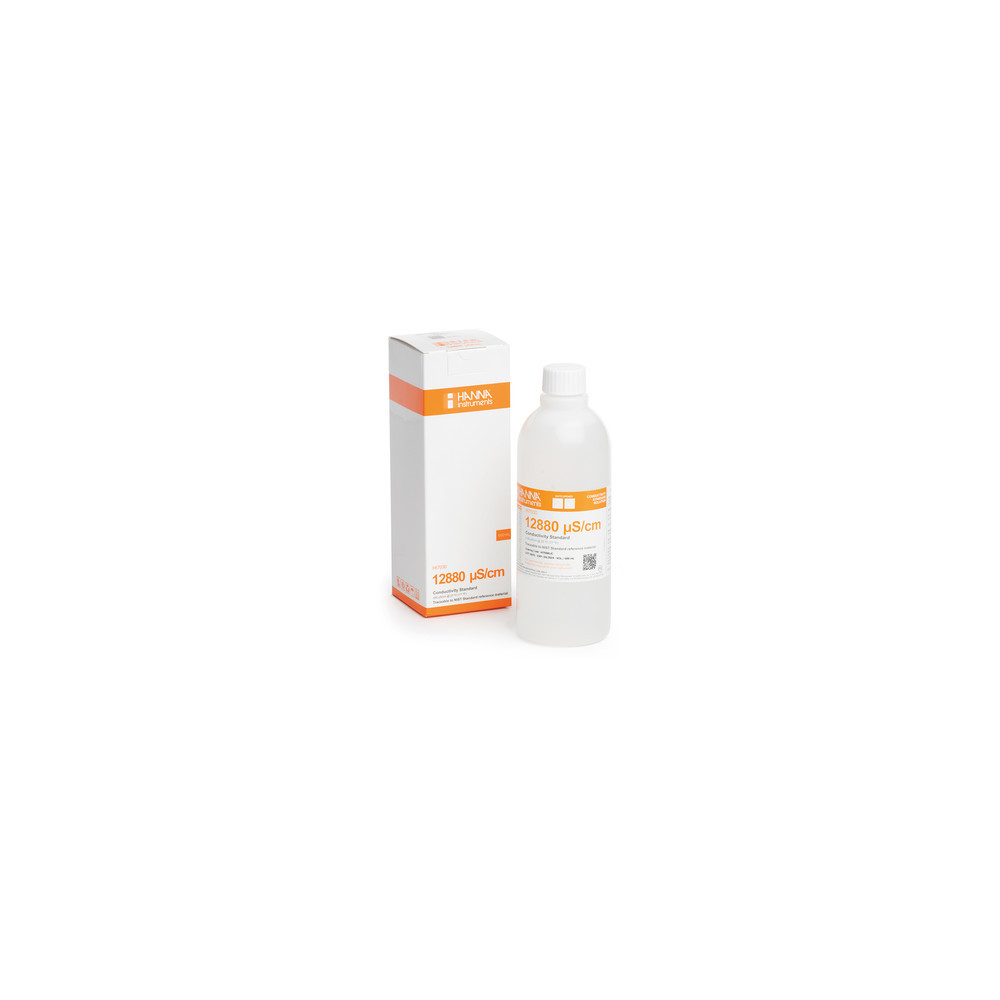 Solution d'étalonnage conductivité à 12,88 mS/cm - Flacon 500 ml