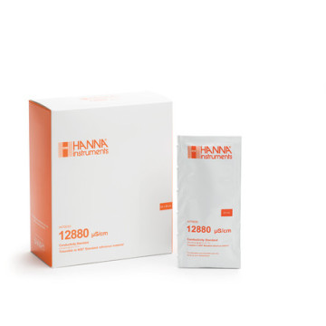 Solution d'étalonnage conductivité 12,88 mS/cm - 25 sachets