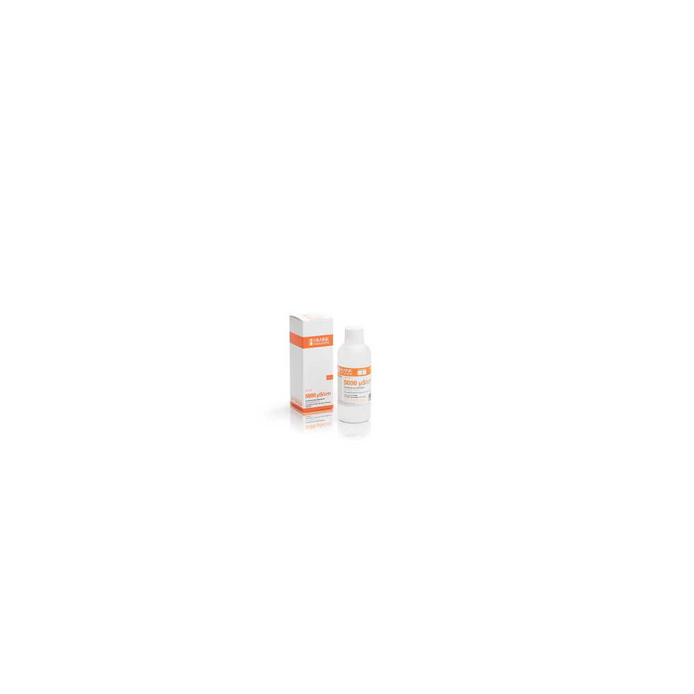 Solution d'étalonnage conductivité 5,00 mS/cm - Flacon 250 ml