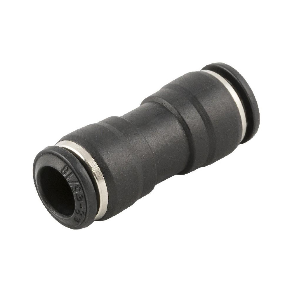 Raccord instantané union double Ø6 à Ø12 mm pour tube rigide