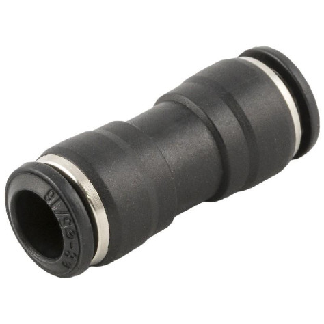 Raccord instantané union double Ø6 à Ø12 mm pour tube rigide