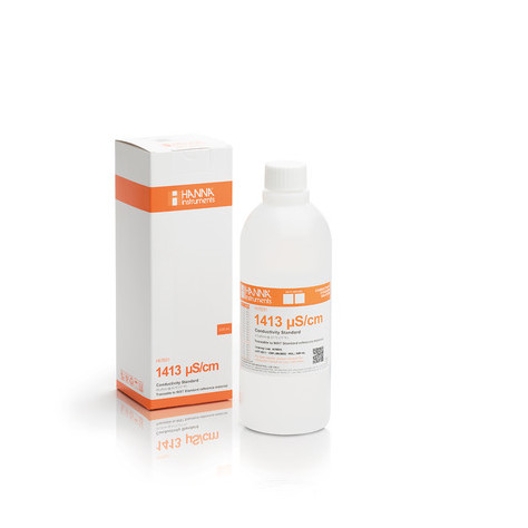 Solution d'étalonnage conductivité à 1413 µS/cm - Flacon 500 ml