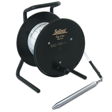 Tag Line Solinst 103 - Câble gradué en inox revêtu avec lest