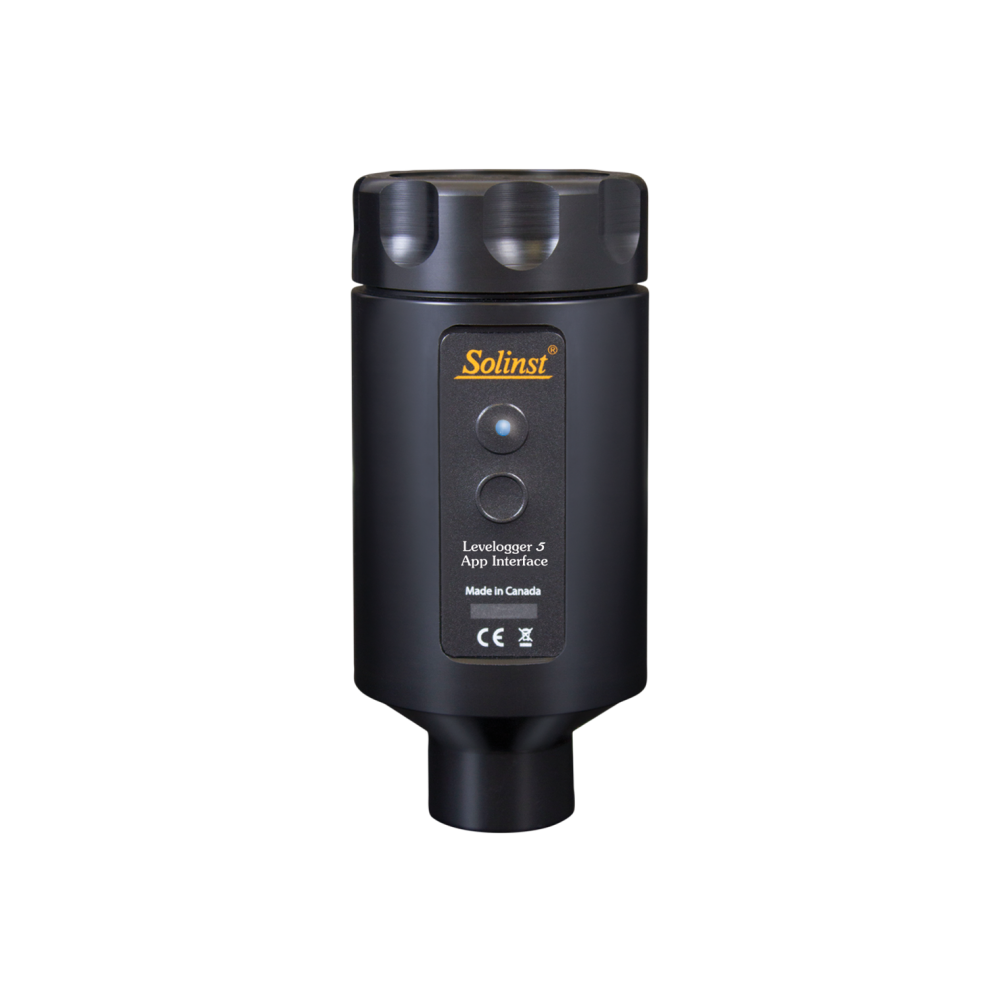 Module Bluetooth et application Levelogger - Solinst App interface