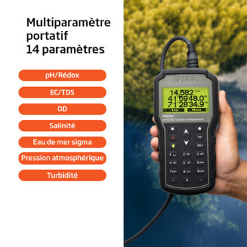 Sonde multiparamètre autonome avec GPS intégré HI98394