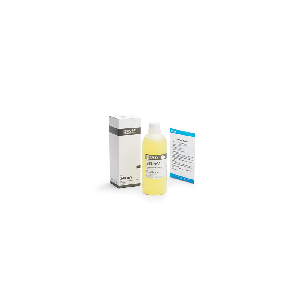 Solution de test rédox 240 mV - Flacon 250 ml