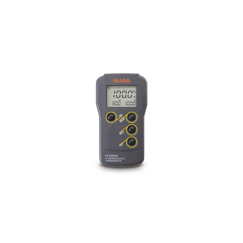 Thermomètre compact étanche à thermocouple type K