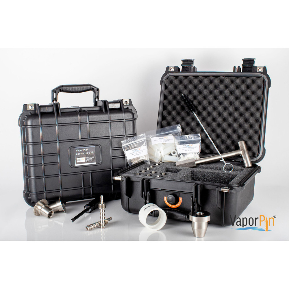 Kit complet Vapor Pin® Inox 10 pointes de prélèvement et couvercles inox
