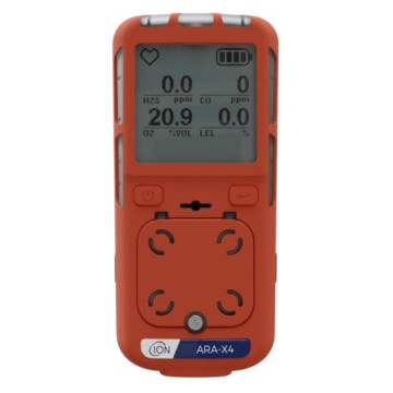 Détecteur multigaz ARA-X4 - CO / H2S / O2 (L) / LEL (CAT)