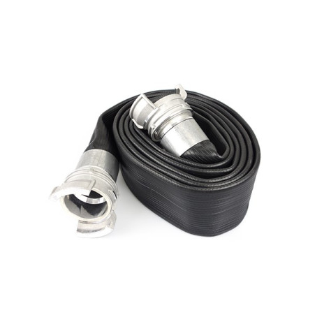 Tuyau applatissable Nitrile DN50 avec raccords pompier 19m