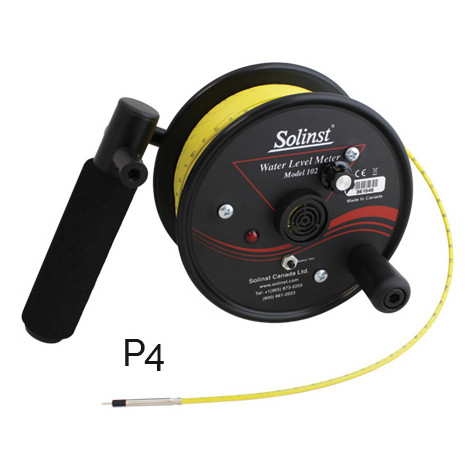 Sonde piézométrique à câble coaxial Solinst 102 MINI - petits forages