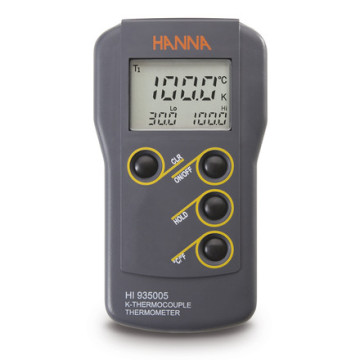 Thermomètre compact étanche à thermocouple type K