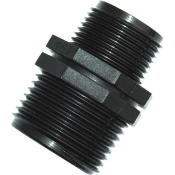 Réduction polypropylène M/M - 3/4" x 1/2"